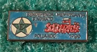 ODZNAKA SOLIDARNOŚĆ ESPERANTO - POILANDO 1980