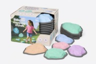 ŚCIEŻKA SENSORYCZNA Klocki Schodki Kamienie Tor Przeszkód Montessori 12szt