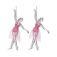 BALETNICA TANCERKA ZAWIESZKA BALETNICE 2 SZT