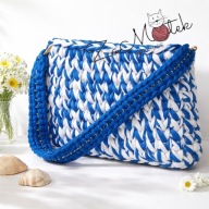 TOREBKA SZYDEŁKOWA DZIERGANA PREZENT NA DZIEŃ MAMY URODZINY IMIENINY LETNIA