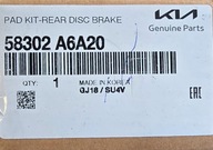 KLOCKI HAMULCOWE TYŁ KIA OE 58302A6A20