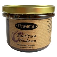 Konfitura kraftowa rzemieślnicza śliwkowa bez cukru 200g z daktylem powidła