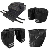 DUŻA SAKWA ROWEROWA TYLNA PODWÓJNA TORBA NA BAGAŻNIK ODBLASKOWA Gearox 25l