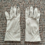 Rękawiczki damskie palczatki kolor kremowy r. S