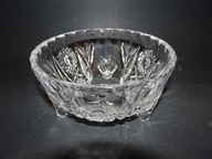 Kryształowa cukiernica, bomboniera, PRL, retro, vintage