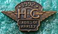 ODZNAKA HC HARLEY DAVIDSON CLUB - LADIES HARLEY 1992