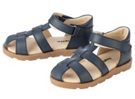 LUPILU granatowe sandałki skórzane SKÓRA NATURALNA sandały 28 18,5 cm NOWE