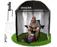 PARASOL WĘDKARSKI NAMIOT WODOODPORNY Z BOKAMI UV DUŻY KARPIOWY MOBILNY XXL