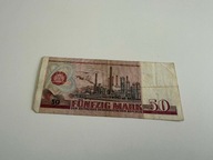 50 marek Niemcy DDR 1971 P#30 szeroki numer seryjny VF