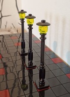 LEGO 1x Latarnia (Czarna) wersja 1 11062