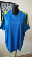T-shirt męski XL koszulka climacool sportowa oddychająca super turkus