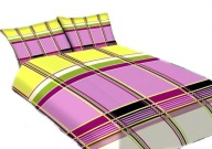 pościel z flaneli 180x200 +2x70x80 zamek F 35 Wrzosowy kąt