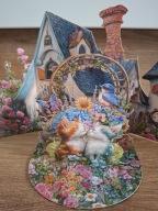 KARTKA URODZINOWA 3D POP-UP PREZENT DLA DZIECI NA URODZINY KOTKi