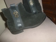 TOMMY HILFIGER-BUTY DAMSKIE -R-37-WKŁ-23,5CM-SKÓRA NAT.