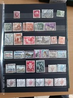 znaczki Belgii Luxemburga Angli z Klaserem 23 karty Kl VOL3