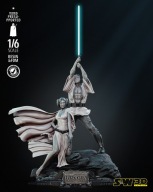 New Hope Luke and Leia Diorama, wydruk 3D, żywica