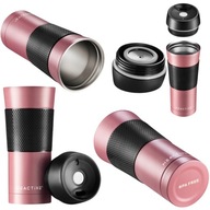 KUBEK TERMICZNY TERMOS ANTYPOŚLIZGOWY 400 ML DO KAWY HERBATY GORĄCE NAPOJE