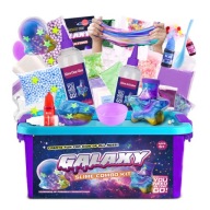 ZESTAW DO ROBIENIA SLIME FABRYKA LABORATORIUM XXL SLIME BOX GALAXY DIY