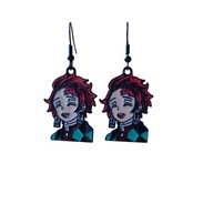 Kolczyki "Tanjirou Kamado" 2, Kimetsu no Yaiba, Demon Slayer