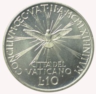 Watykan - 10 lirów 1962