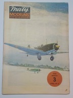 Lekki samolot bombowy SU-2 skala: 1:33; Mały Modelarz numer 3/1985