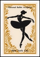 A2 PLAKAT MUZYCZNY MUZYKA NATIONAL BALLET ACADEMY NEW YOR CITY BALET TANIEC