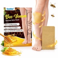 Plastry na Żylaki Pajączki z Jadem Pszczelim | Poprawa Krążenia Nóg | 8-szt