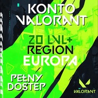 KONTO VALORANT| 20LVL | SMURF | FA | PC