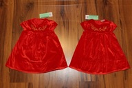 sukienka 86 NOWA święta Boże Narodzenie welur