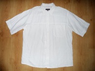 WANTED 100% LEN jak NOWA LNIANA BIAŁA KOSZULA r XL 43