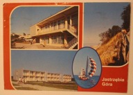 JASTRZĘBIA GÓRA. Ośrodek wypoczynkowy "Gwarek". Brzeg morski. Jachty