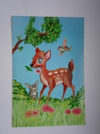 Bajka BAMBI - pocztówka