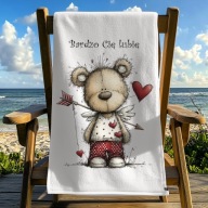 Ręcznik, Walentynki 55/75cm