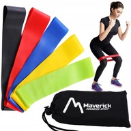 5X GUMY DO ĆWICZEŃ ZESTAW TAŚMY OPOROWE TRENINGOWE ROZCIĄGANIE 1-20 KG