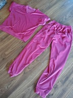 Komplet welur damski fuksja XL/XXL