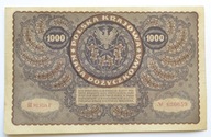 1000 marek polskich 1919 III SERJA F stan +III