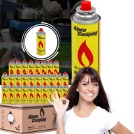 KARTUSZE ALPEN CAMPING 400 ML WKŁAD GAZOWY DO PALNIKÓW I KUCHENEK X28 SZTUK