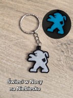 Breloczek Peugeot - Świeci w Nocy! 3d - Druk3d fidget Keychain mixGadzet