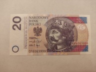 20 zł 2025 rok seria CF6063999 banknot UNC