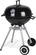 GRILL OGRODOWY OKRAGŁY Z POKRYWĄ RUSZT WĘGLOWY LUND