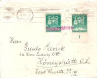 KRÓLEWSKA HUTA KONIGSHUTTE BISMARCKHUTTE -koperta-stempel 1941 CHORZÓW
