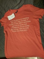 Koszulka t-schirt brązowa (XS) Sinsay