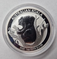 Australia 1 dolar 2021 Koala - 1 oz Ag999