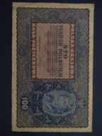 100 marek polskich 1919 seria P dobry stan (B16)