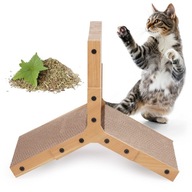 DRAPAK DLA KOTA do drapania TEKTUROWY KARTONOWY DUŻY dla kotów