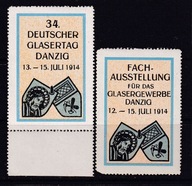 Gdańsk, Danzig, Targi Branży Szklarskiej, Dzień Szkła 1914, reklama, /BH/