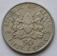 Kenia 50 centów 1966 - Kenyatta
