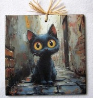 Robótkownia Kafelek obrazek 14,8x14,8 Kot kotek Kiciuś 2