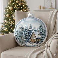 Poduszka ozdobna świąteczna bombka 45cm