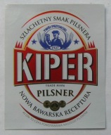 ETYKIETA PIWO KIPER PILSNER BROWAR SULIMAR PIOTRKÓW TRYBUNALSKI